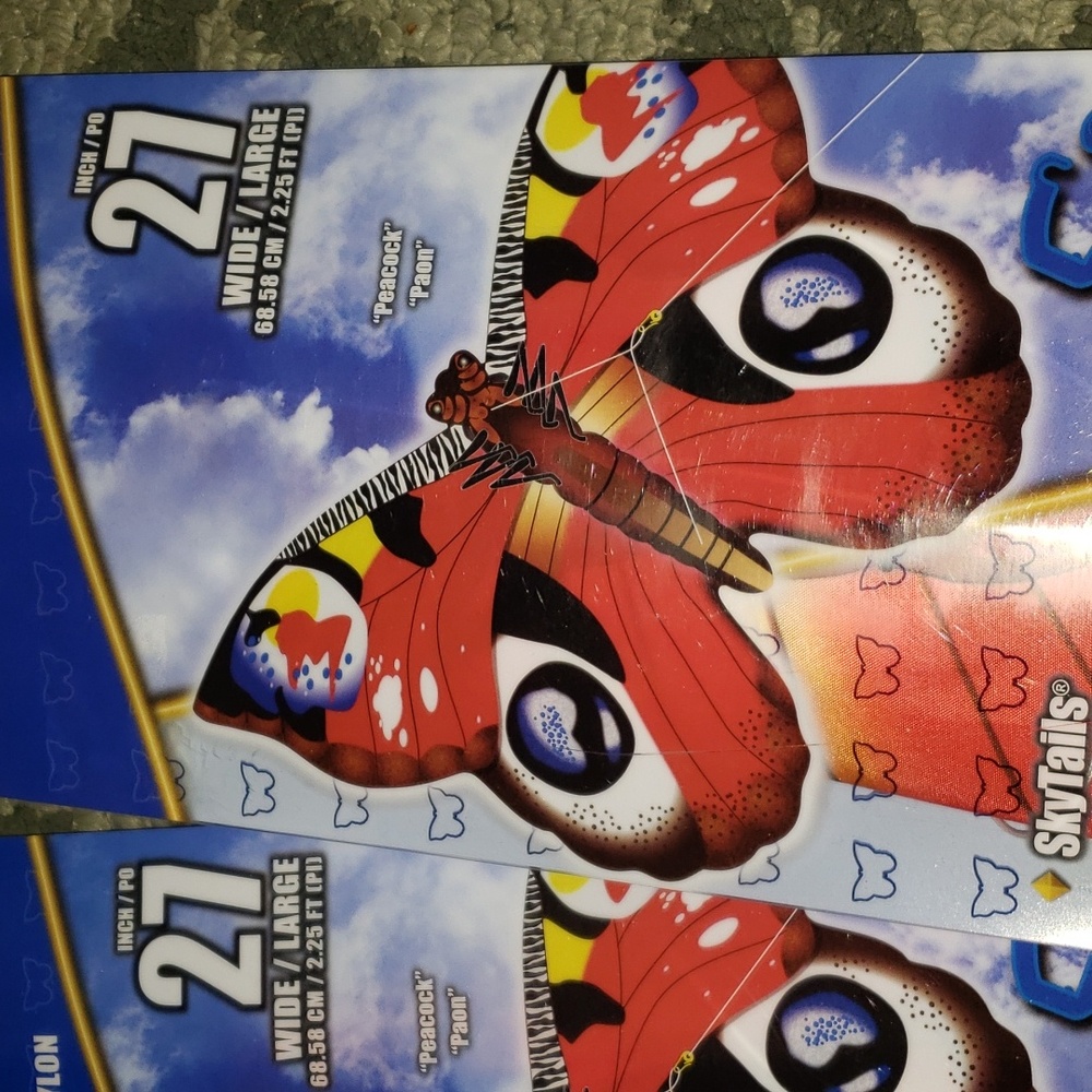 Butterfly Nylon Kites 27" - Picture 2 of 7